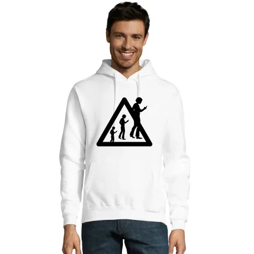 Achtung Handyspieler Männer Hoodie