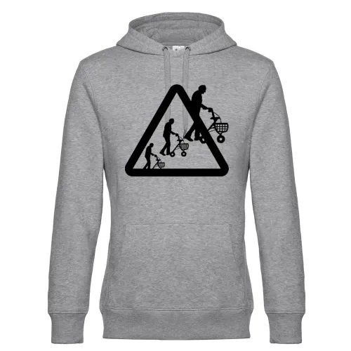 Achtung Rollatoren Männer Hoodie