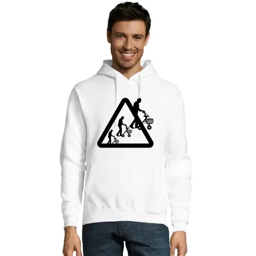 Achtung Rollatoren Männer Hoodie