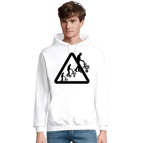 Achtung Rollatoren Männer Hoodie