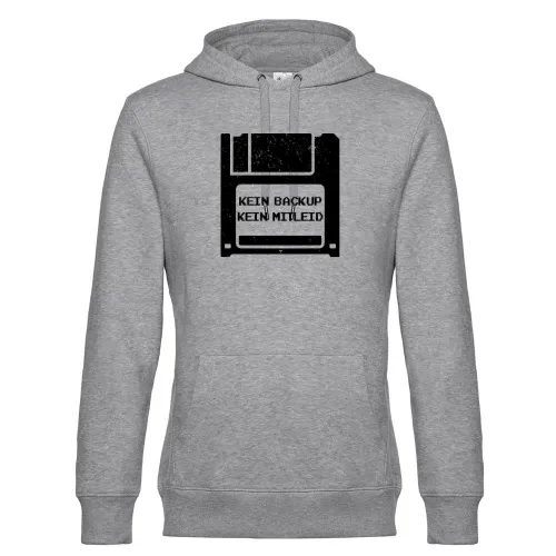 Admin Informatiker Backup Spruch Floppy Disk Motiv Hoodie Männer King Hooded