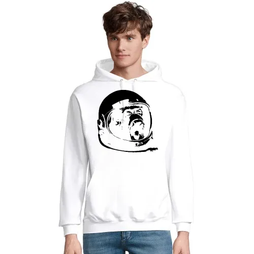 Affe im Raumanzug Männer Hoodie