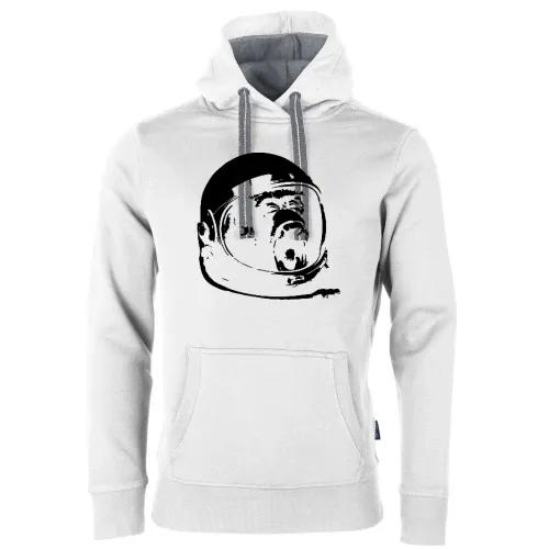 Affe im Raumanzug Männer Hoodie