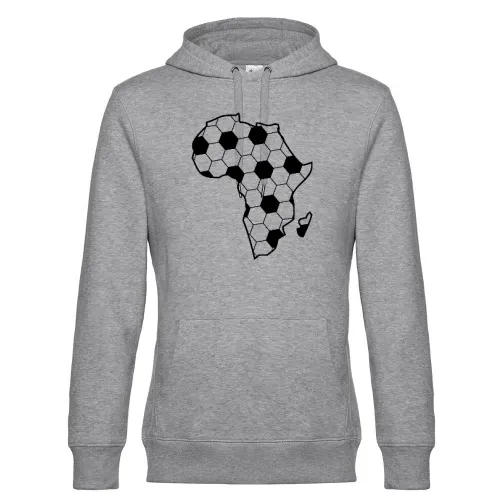Afrika der schwarze Kontinent als Fußball Männer Hoodie