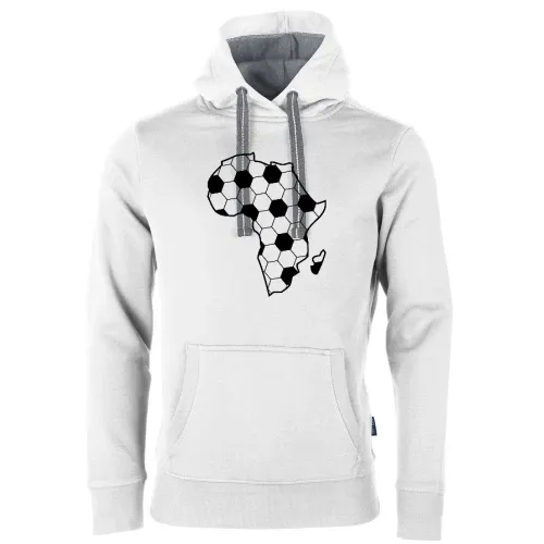 Afrika der schwarze Kontinent als Fußball Männer Hoodie