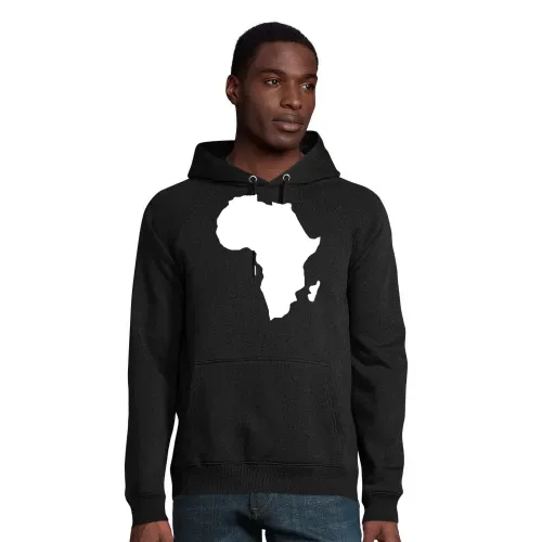Afrika der schwarze Kontinent Männer Hoodie