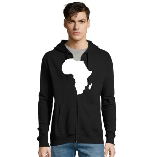 Afrika der schwarze Kontinent Männer Hoodie