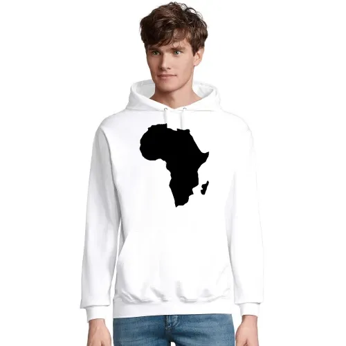 Afrika der schwarze Kontinent Männer Hoodie
