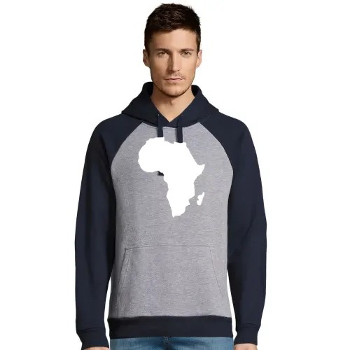 Afrika der schwarze Kontinent Männer Hoodie