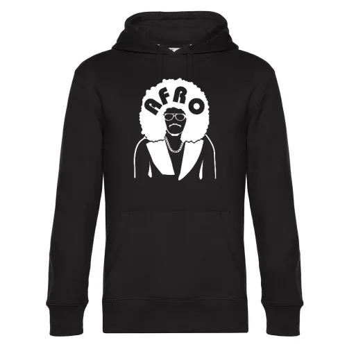 Afro Frisur Männer Hoodie