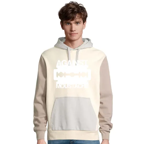 Against Mustache Rasierklinge Männer Hoodie