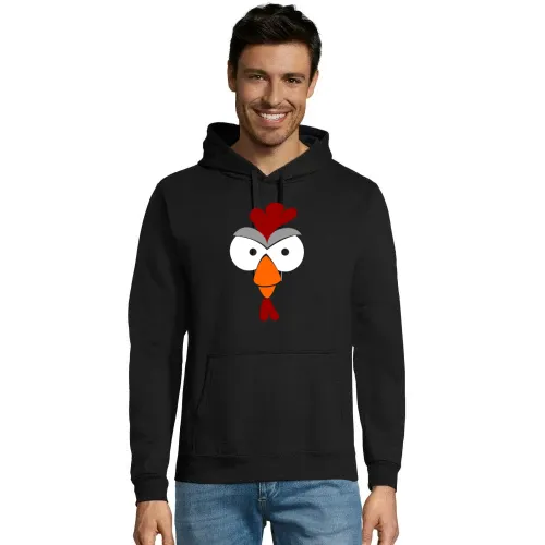 Agro Hahnkopf farbig Männer Hoodie Agro Hahnkopf farbig Hoodie