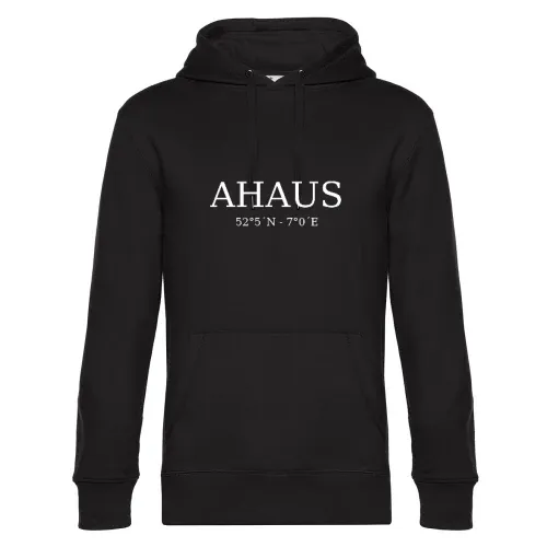 Ahaus Koordinaten Hoodie Männer King Hooded