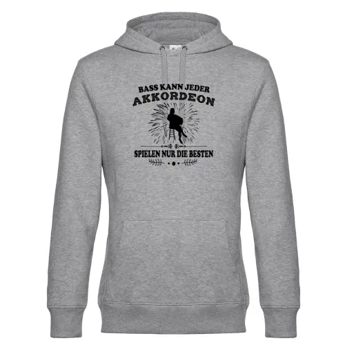 Akkordeon Spielen Nur Die Besten Harmonika Damen Hoodie Männer King Hooded