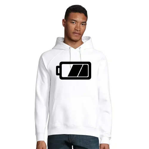 Akku Batterie Männer Hoodie