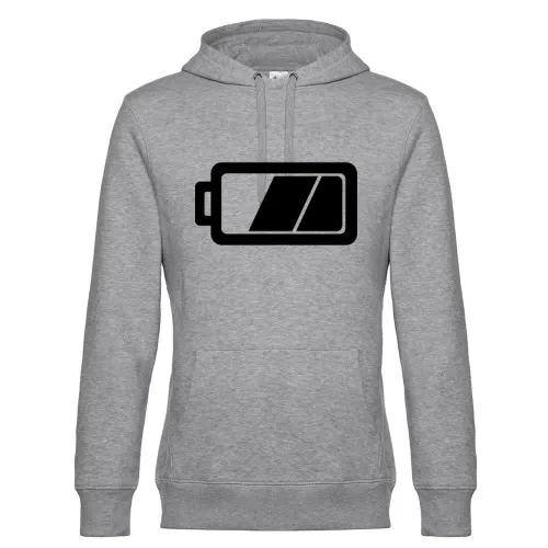 Akku Batterie Hoodie Männer King Hooded