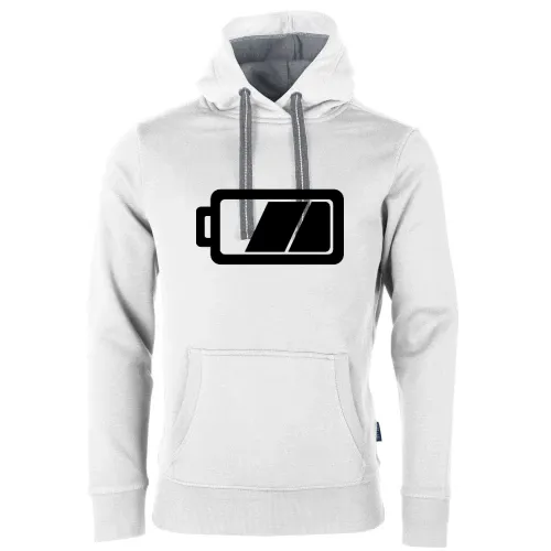 Akku Batterie Männer Hoodie