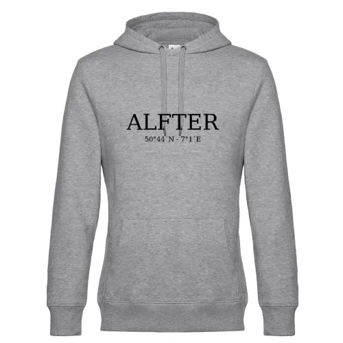 Alfter Koordinaten Hoodie Männer King Hooded