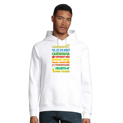 Alkoholische Cocktails Hoodie Männer Stellar Bio