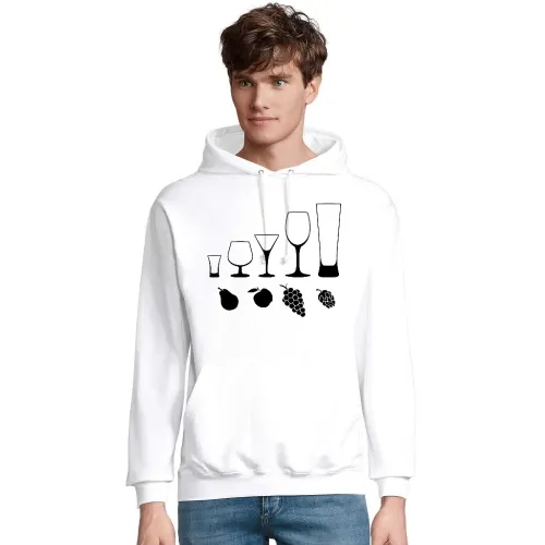 Alkoholische Getränke Männer Hoodie