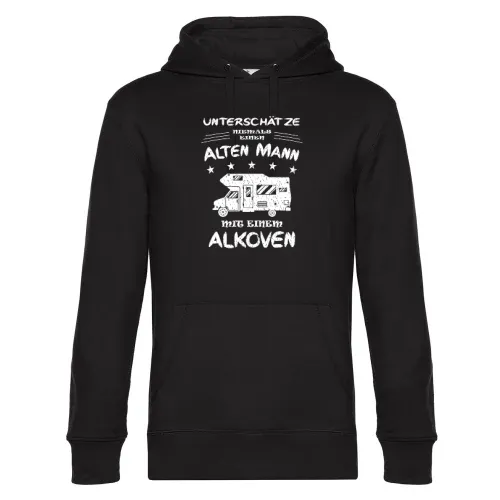 Alkoven Wohnmobil Womo Camping Rentner Spruch Hoodie Männer King Hooded
