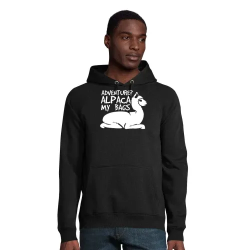 Alpaka Abenteuer Hoodie Männer Stellar Bio