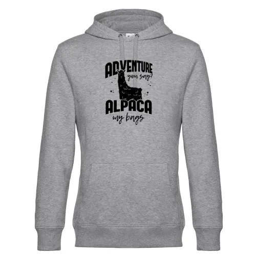 Alpaka Abenteuer Hoodie Männer King Hooded