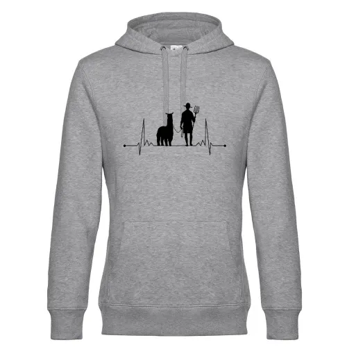 Alpaka Farm Alpakazucht Alpaca Tour Hoodie Männer King Hooded