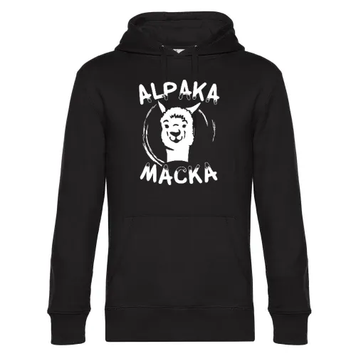 Alpaka Macka - Lama Macke - Hoodie Männer King Hooded