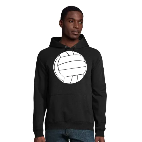 Alter Fußball  aus Leder Männer Hoodie