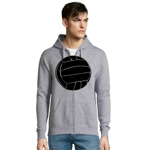 Alter Fußball  aus Leder Männer Hoodie