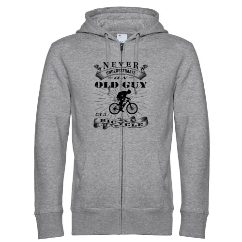 Alter Mann Fahrrad Rente Spruch für Männer Männer Hoodie