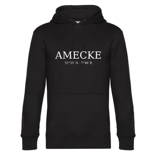 Amecke Koordinaten Hoodie Männer King Hooded