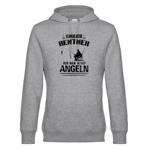 Angel Rente Angler Rentner Geh Jetzt Angeln Spruch Männer Hoodie