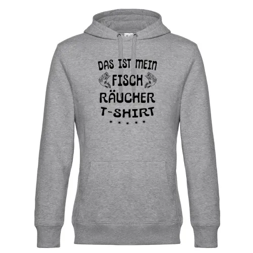 Angeln Fisch Räuchern Räucherfisch Smoker Geschenk Hoodie Männer King Hooded
