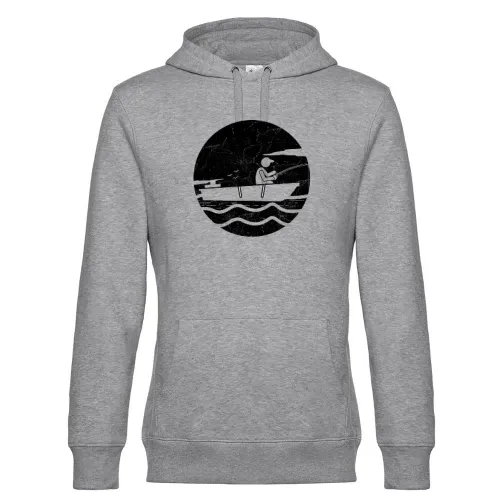 Angler Vintage Angeln Hoodie Männer King Hooded