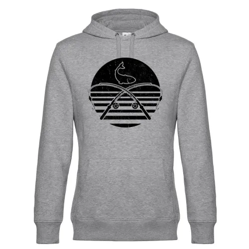 Angler Vintage Angeln Hoodie Männer King Hooded
