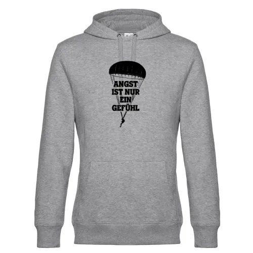 Angst ist nur ein Gefühl - Fallschirmjäger Spruch Männer Hoodie