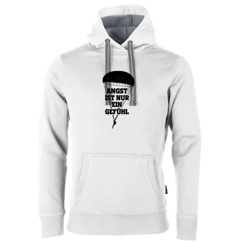Angst ist nur ein Gefühl - Fallschirmjäger Spruch Männer Hoodie