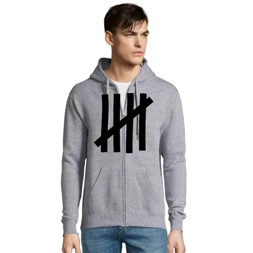 Anstreich Striche als Zaun Männer Hoodie