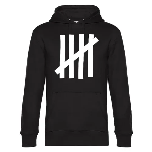 Anstreich Striche als Zaun Männer Hoodie