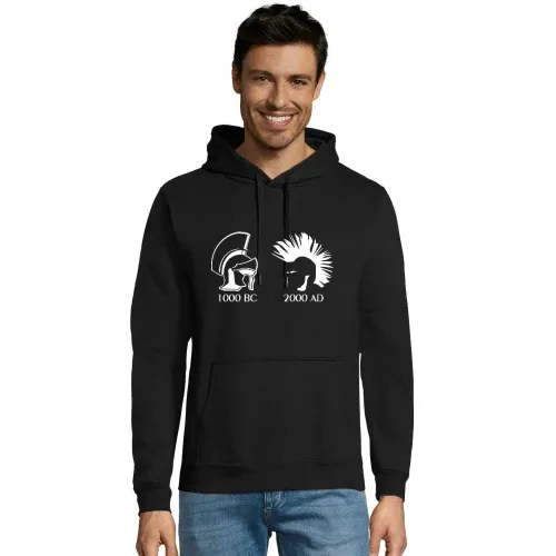 Antike vs Punk Männer Hoodie