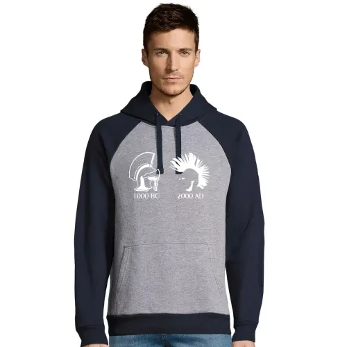 Antike vs Punk Männer Hoodie