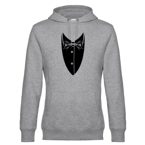 Anzug Hemd mit Stubenfliege Hoodie Männer King Hooded