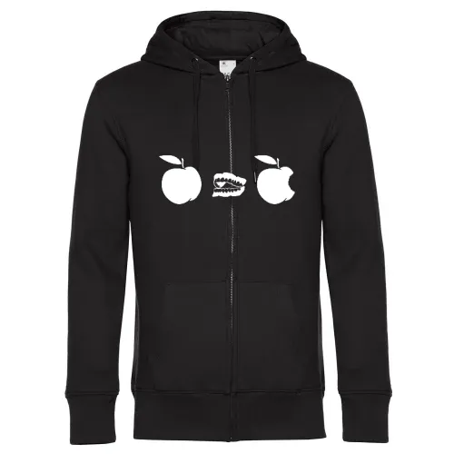 Apfel Gebiss Evolution Männer Hoodie