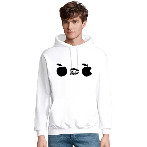 Apfel Gebiss Evolution Männer Hoodie