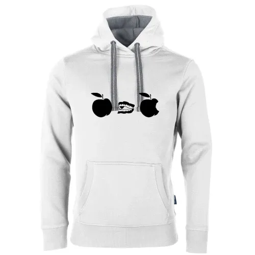 Apfel Gebiss Evolution Männer Hoodie