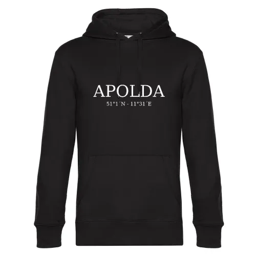 Apolda Koordinaten Hoodie Männer King Hooded