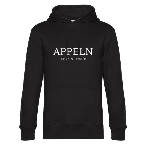 Appeln Koordinaten Hoodie Männer King Hooded