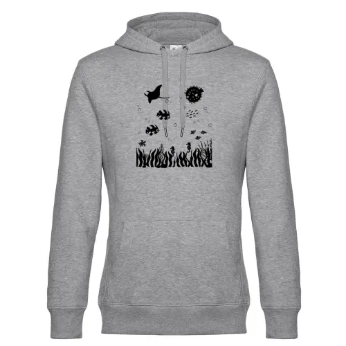 Aquarium Zierfische Aquarianer Aquarien Kostüm Hoodie Männer King Hooded